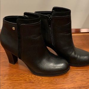 Giani Bernini black leather boots.